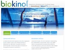 Tablet Screenshot of biokinol.com